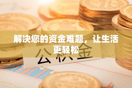 龙山解决您的资金难题，让生活更轻松