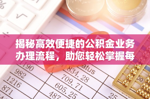 龙山揭秘高效便捷的公积金业务办理流程，助您轻松掌握每一步