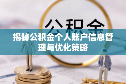 龙山揭秘公积金个人账户信息管理与优化策略